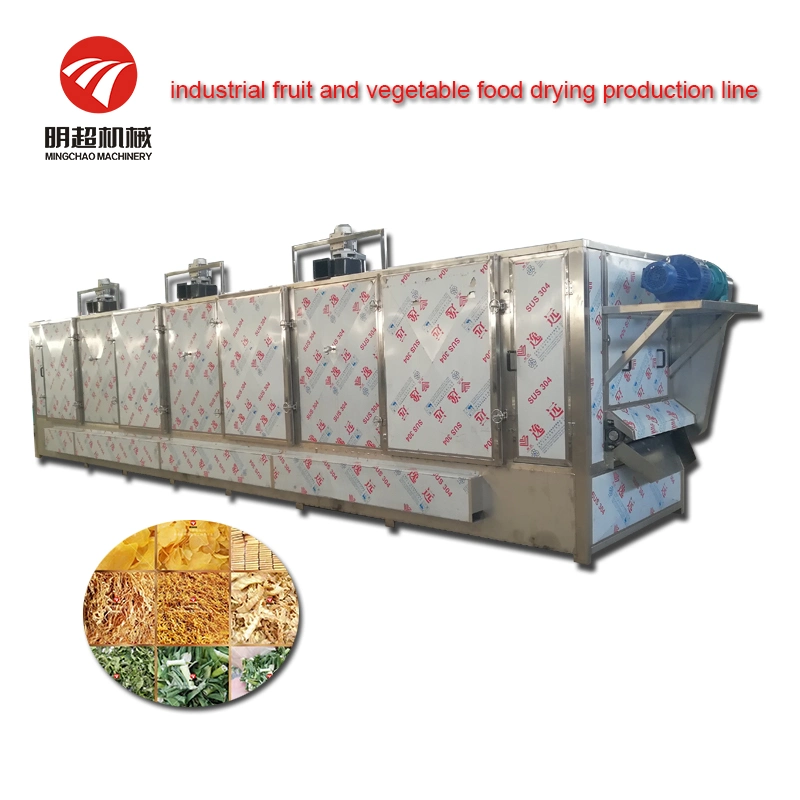 Industrial Hot Air Belt Drying Equipment Food Drying for Sale