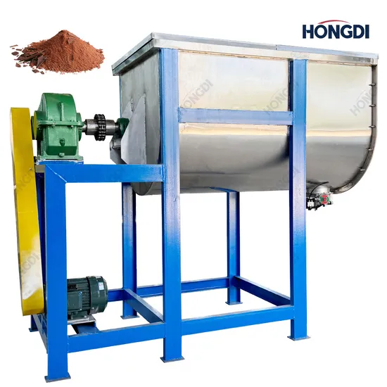 Horiztonal Screw Mixer for Powder and Fluid