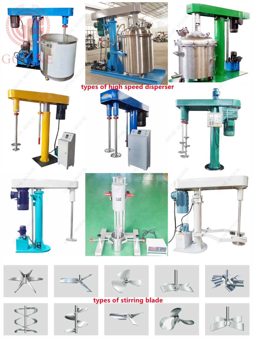 Lubricant High Speed Agitator Paint Mixing Equipment