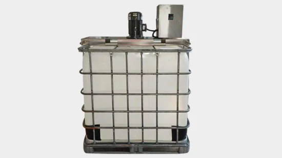 IBC 액체 믹서 전기 모터 분산 배럴 교반기