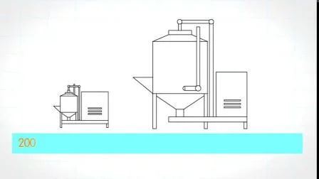 유제품, 음료 및 액체 식품 가공 라인용 500-10,000L 터보 진공 믹서